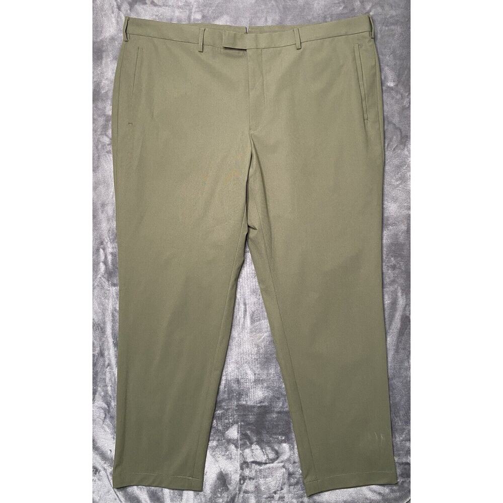 Sene Soho Flex Dress Pants Men's 43x28 Green Flextech Stretch Golf Slacks